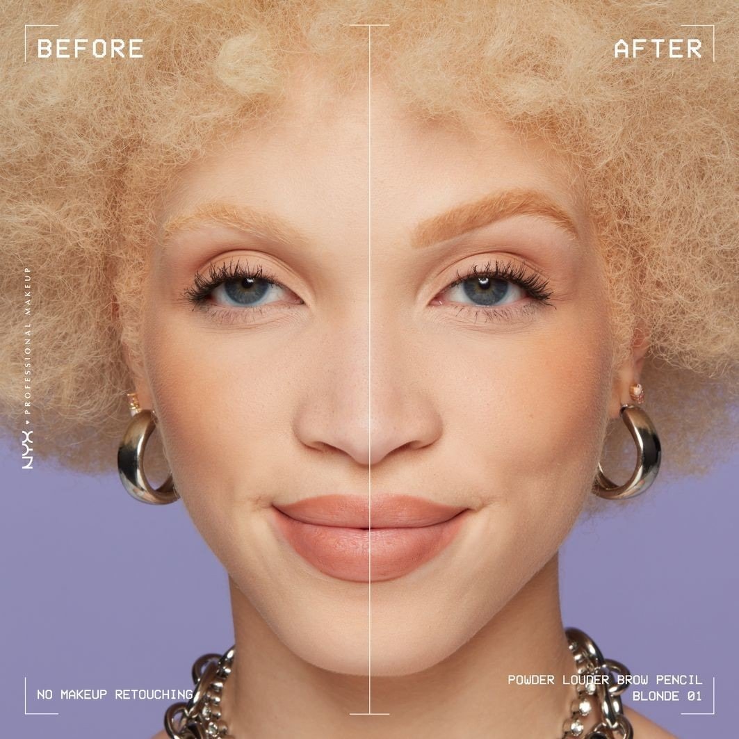 NYX Professional Makeup olovka za obrve u prahu Louder - 1,2 g