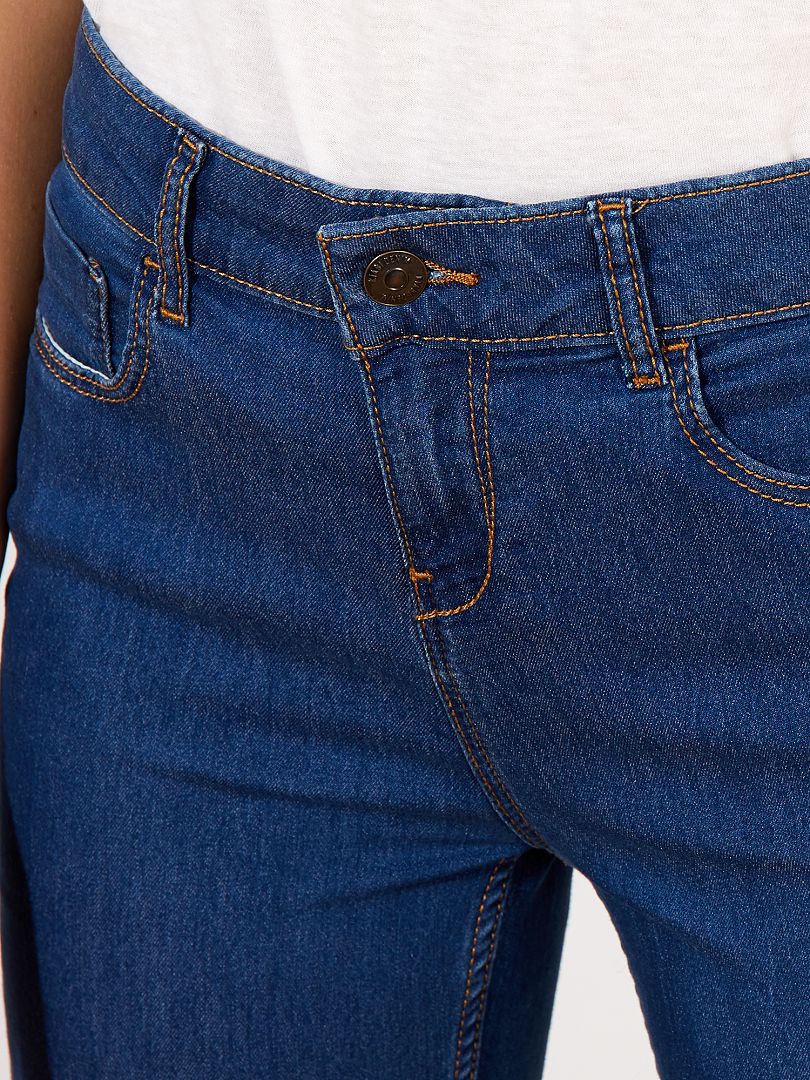 Calça Jeans Skinny Stretch - Cor Pedra