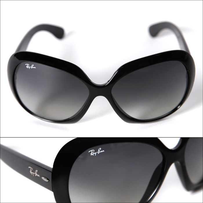 Óculos de Sol Femininos RAY-BAN Jackie Ohh II - Tamanho Grande - Preto