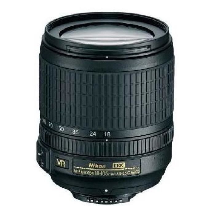 Reflex numérique - NIKON - D3100 - Objectif 18-105 mm - Flash intégré - F/3.5-5.6