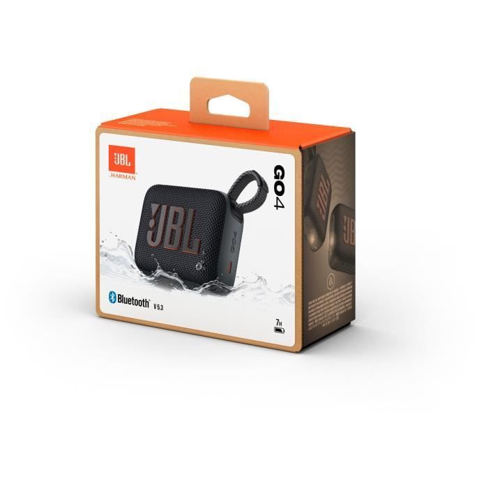 Altavoz Bluetooth ultraportátil - JBL GO 4 - Bluetooth 5.3 - Negro