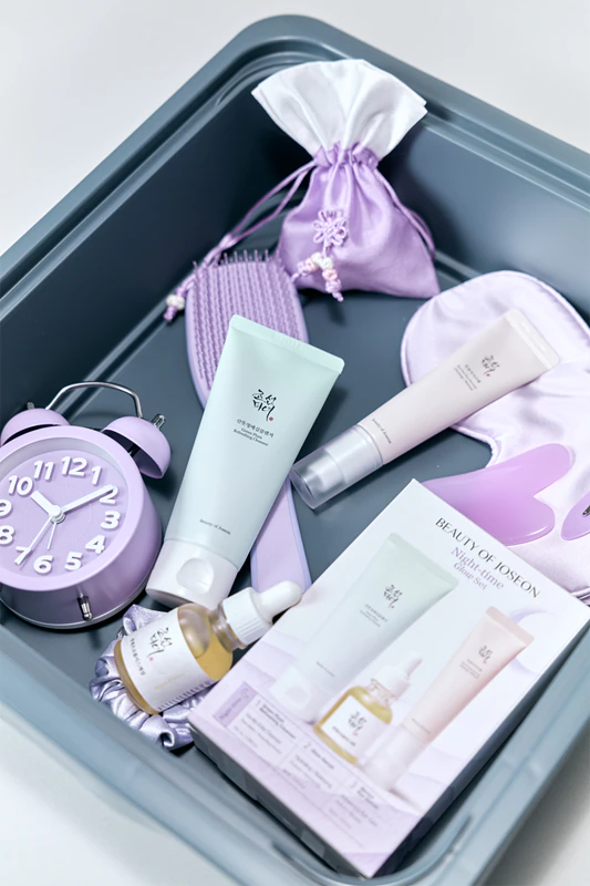 Kit de presente Beauty of Joseon Nightime Glow para uma pele perfeita.