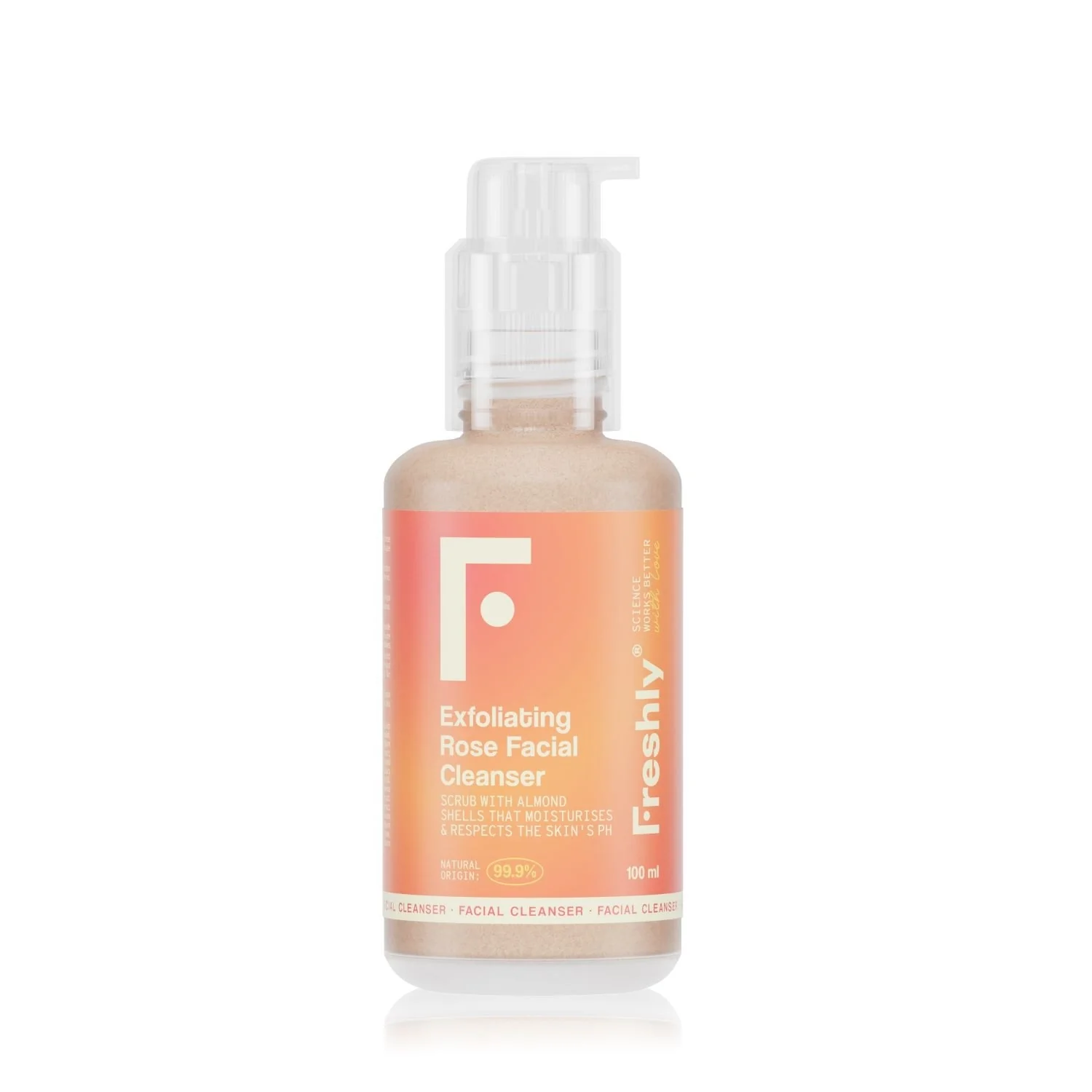 Viso Exfoliating Rose Facial Cleanser - Esfoliante viso, Crema detergente viso