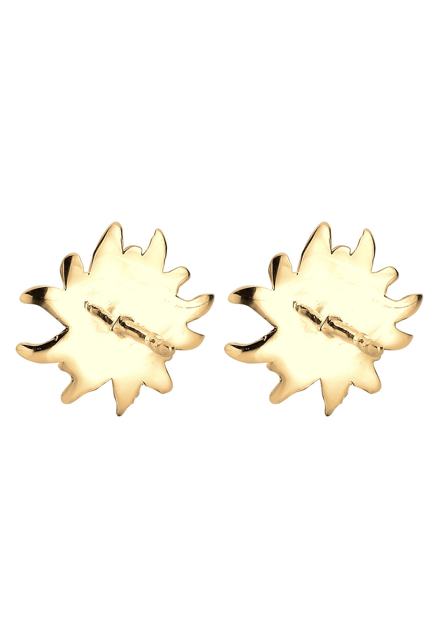 Elli Femmes Clous d'oreilles Édelweiss Traditionnel en Argent Sterling 925