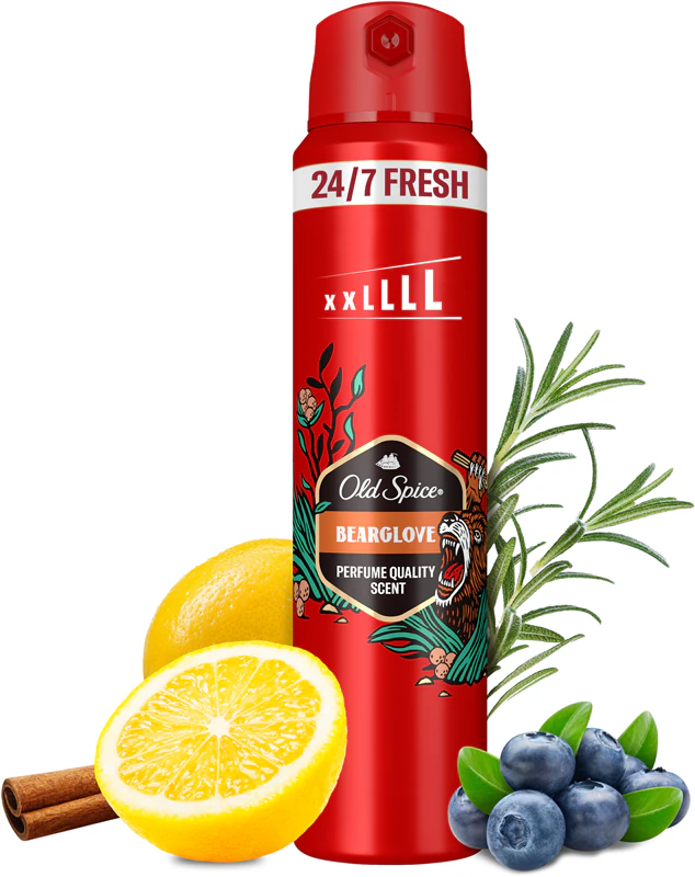 Old Spice Bearglove Verfrissende Deodorant Spray voor Mannen