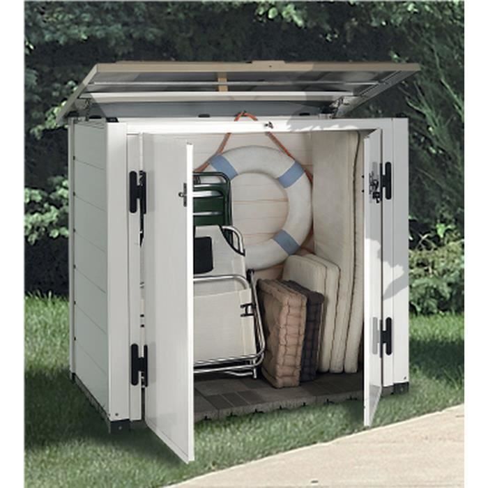 Caja de almacenamiento multifuncional de PVC Habrita Foresta BOXEVO100 de 1100 L