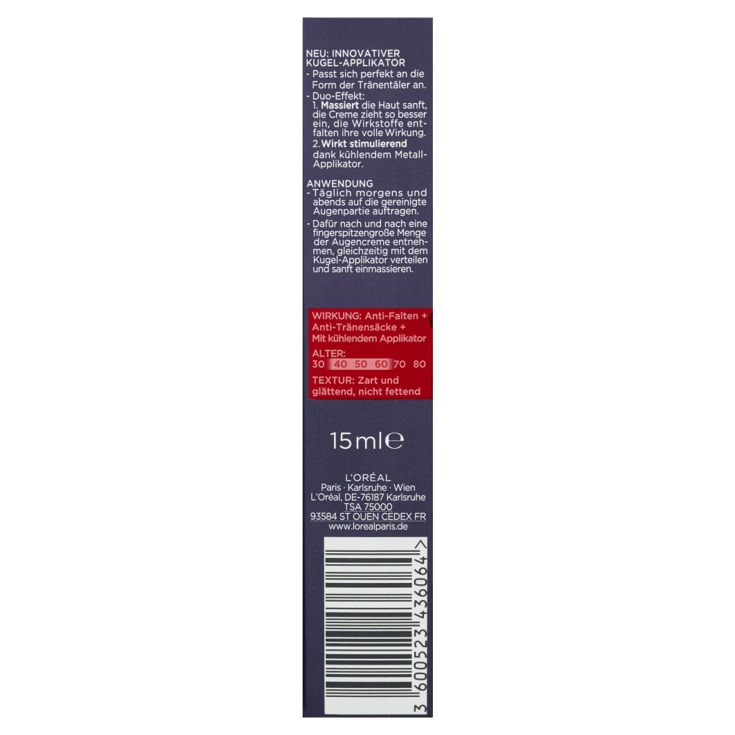 L'Oréal Paris Revitalift Laser X3 Krem pod oczy - 15 ml