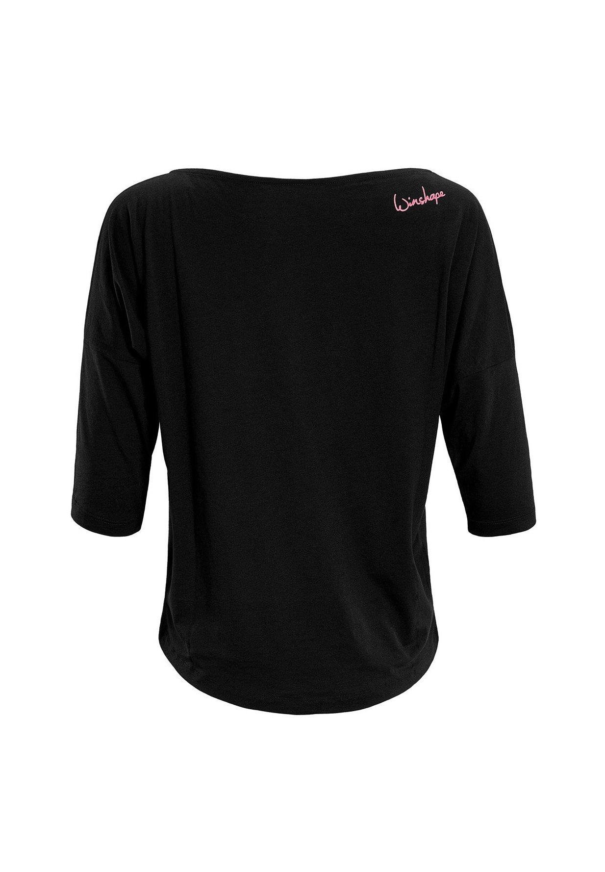 Winshape MCS001 ULTRA LIGHT - Majica z dolgimi rokavi - črna/bleščeča/neonsko roza