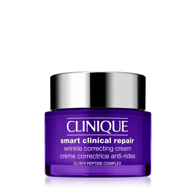 Clinique Smart Clinical Repair Wrinkle Correcting Cream Ikääntymistä ehkäisevä kosteusvoide peptideillä 75 ml