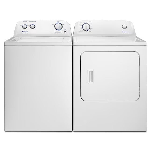 Amana 3,5-Kubikfuß-Toplader-Waschmaschine mit Rührwerk (Weiß)