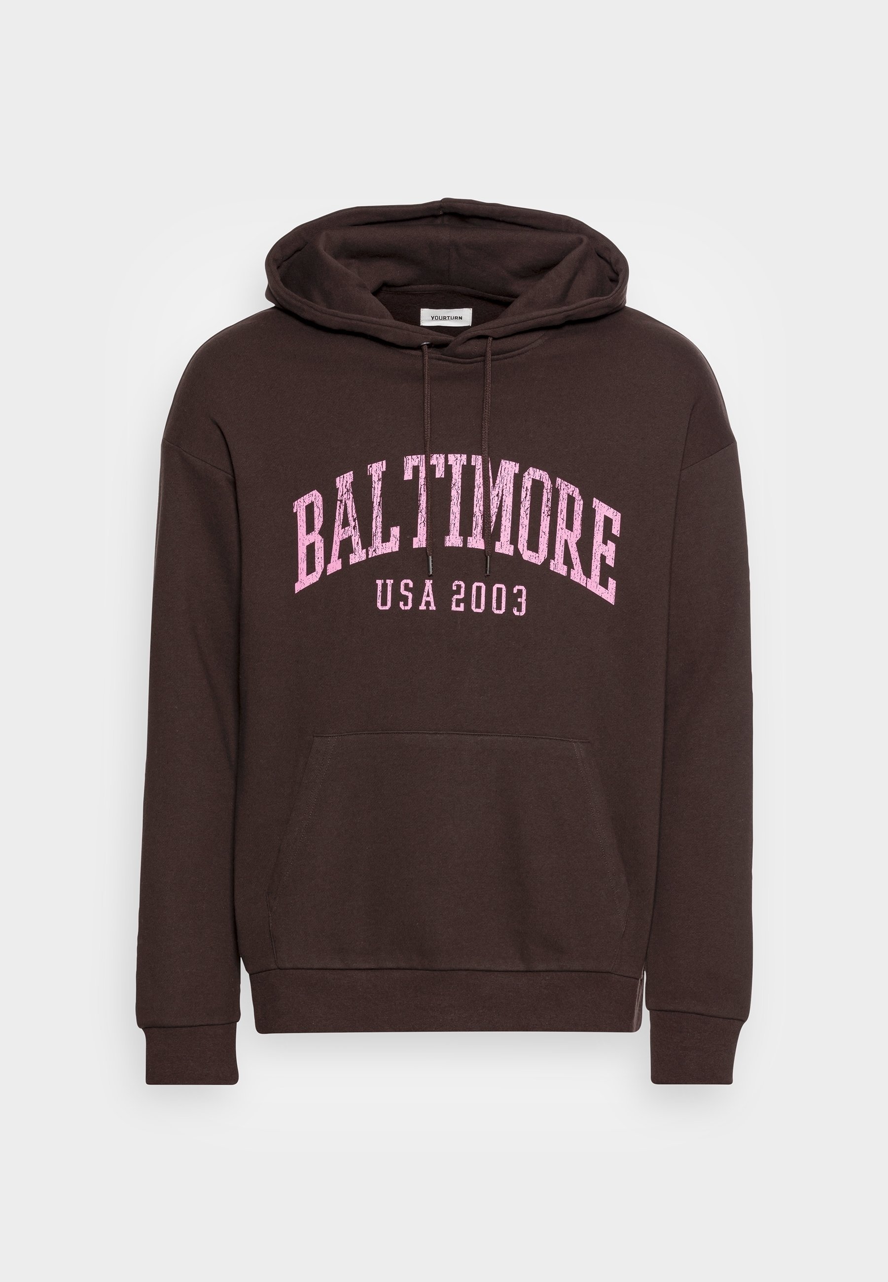 YOURTURN Hoodie - bruin