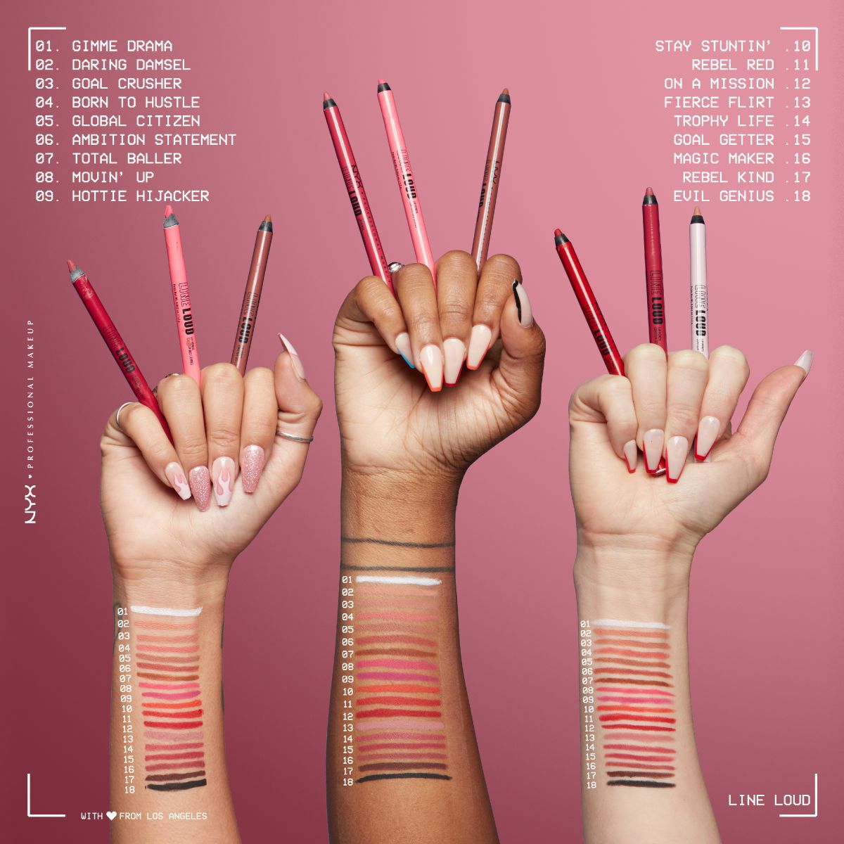 NYX Professionel Makeup-linje Højlydt