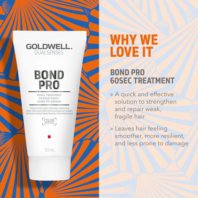 „Goldwell Dualsenses Bond Pro“ kelioninis rinkinys silpniems ir pažeistiems plaukams