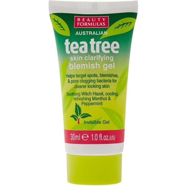 Gel anti-imperfezioni all'olio di tea tree Beauty Formulas 30 ml