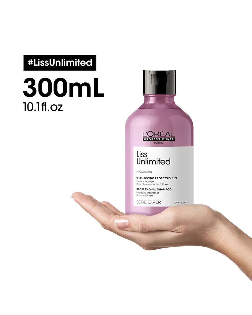 Shampoing L'ORÉAL PROFESSIONNEL Liss Unlimited pour cheveux indisciplinés