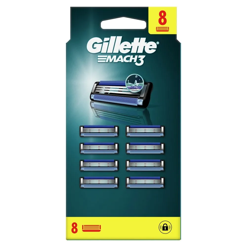 Gillette Mach3 Base Wkłay 8 szt.