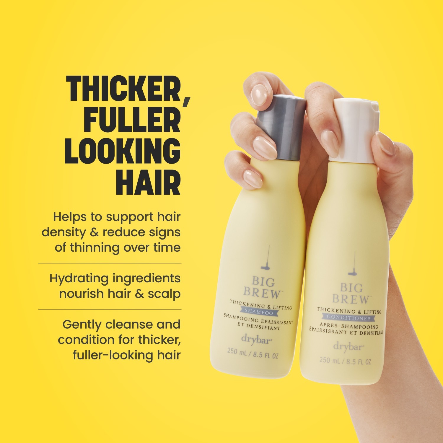 drybar Big Brew Verdickendes und Volumen-Shampoo - 250 ml