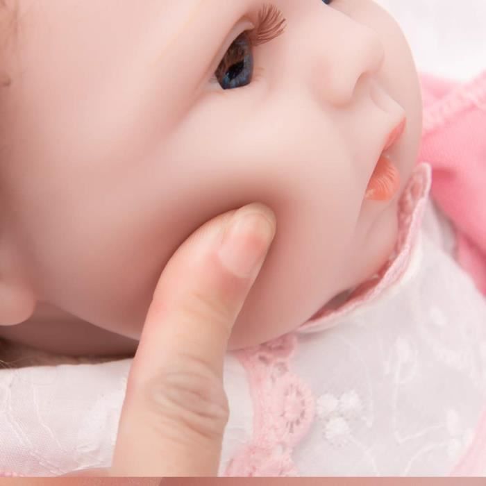 ZIYIUI Rebornpop, 55 cm, gemaakt van siliconen, realistisch en magnetisch, voor kinderen vanaf 3 jaar.