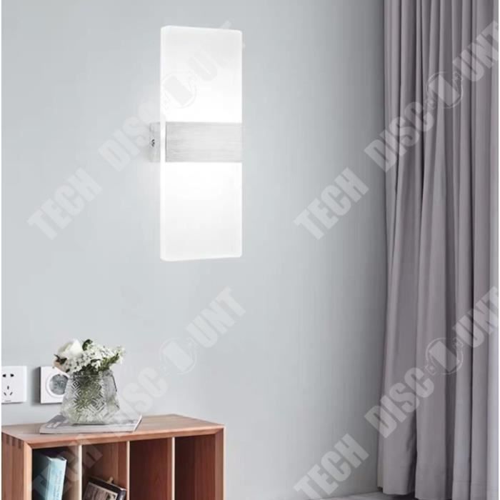 Aplique de pared - TD® - 6W - Aluminio - LED - Interior - Blanco