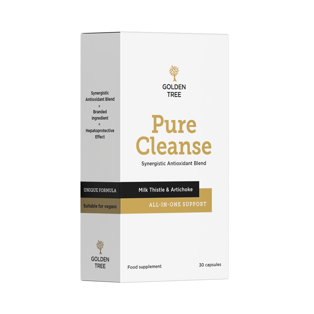 Golden Tree Pure Cleanse uztura bagātinātājs - 30 kapsulas