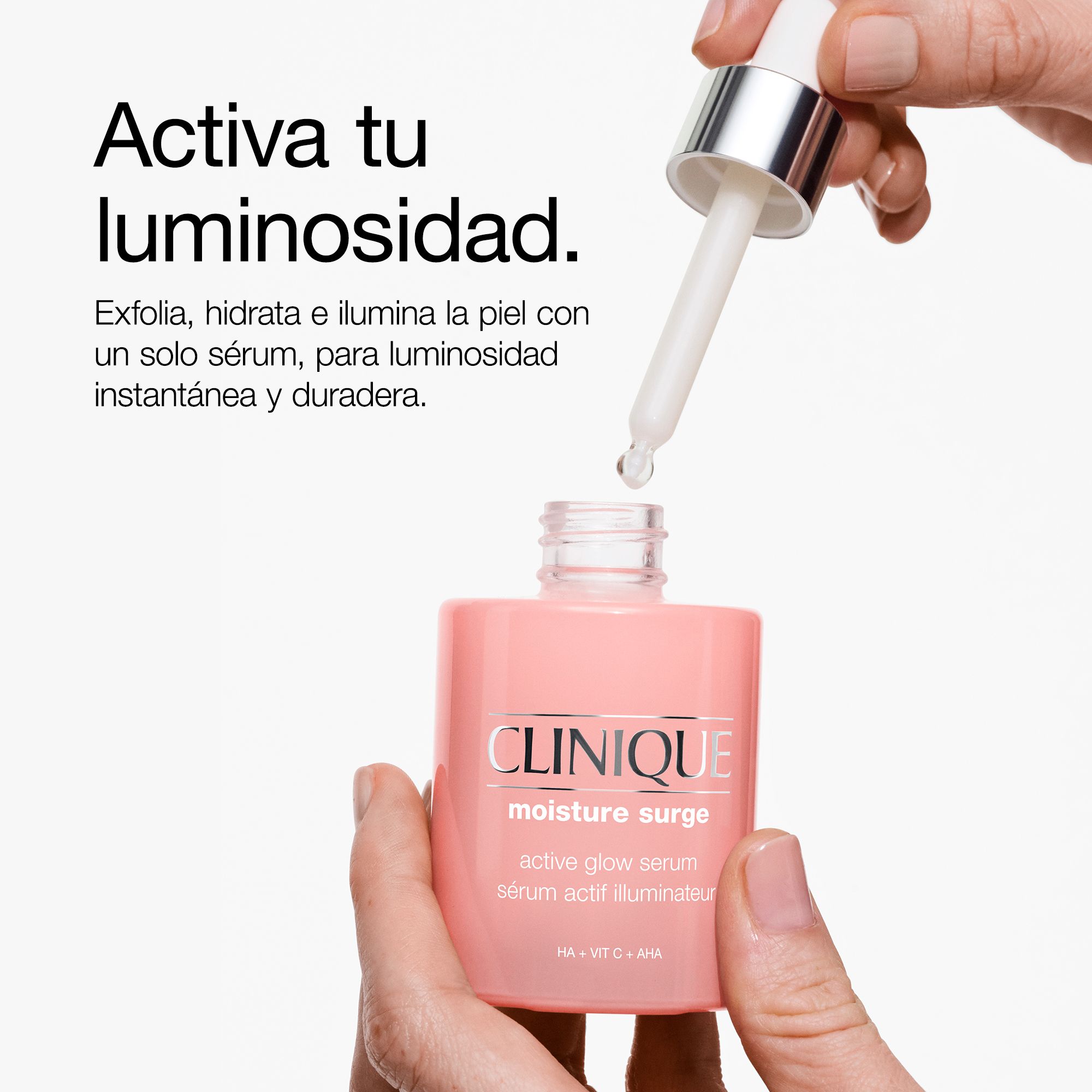 Posvetljevalni serum Moisture Surge Active Glow Vlažilni in negovalni lujo