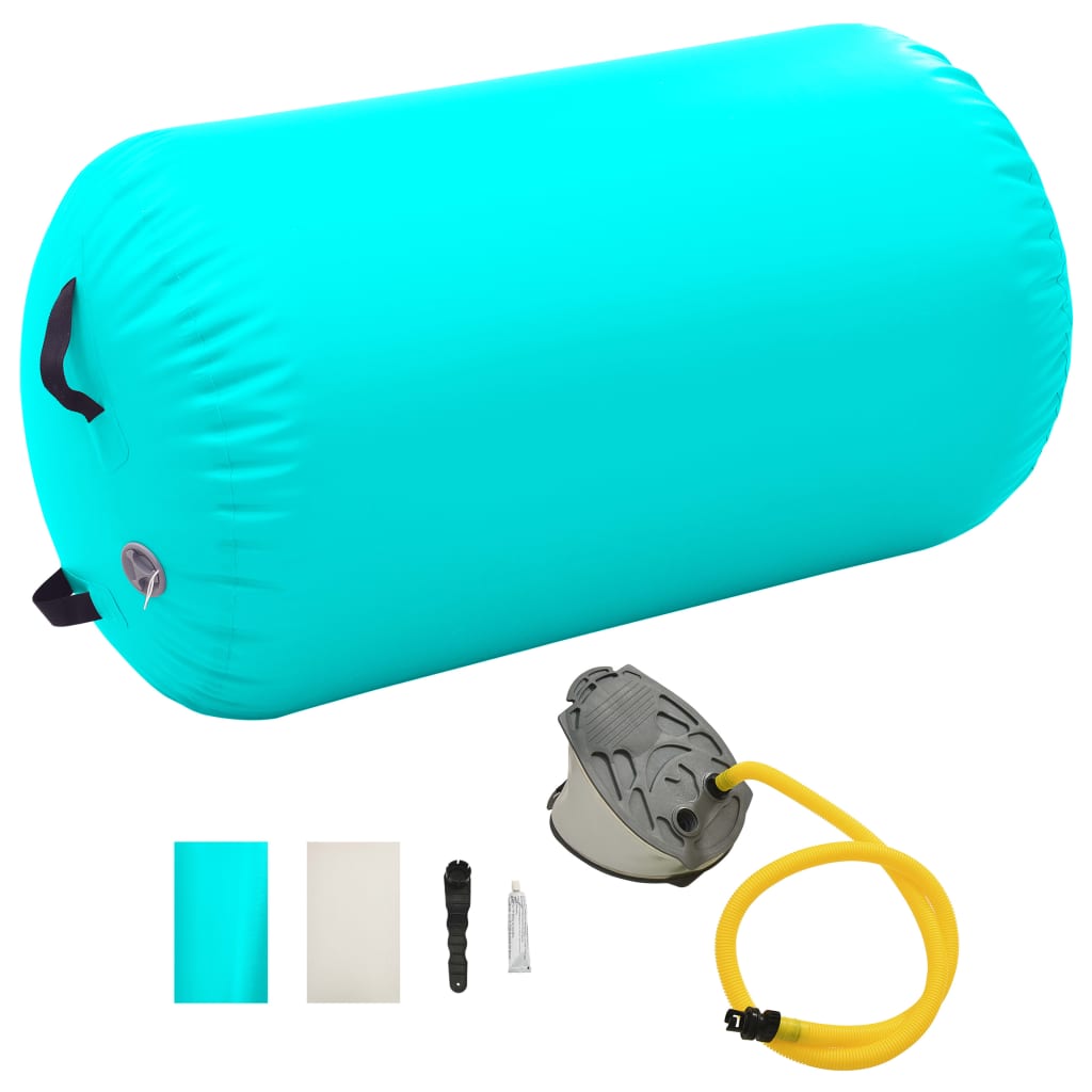 Vidaxl Aufblasbare Gymnastikrolle mit Pumpe 100x60 cm