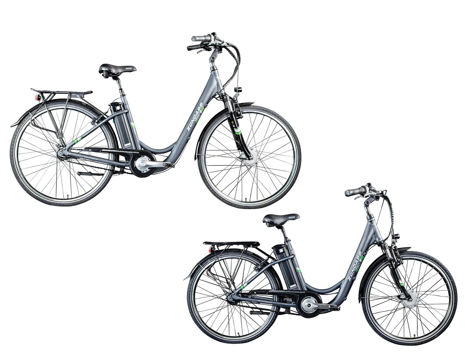 Zündapp E-Bike City Green 3.7, 26 tai 28 Zoll