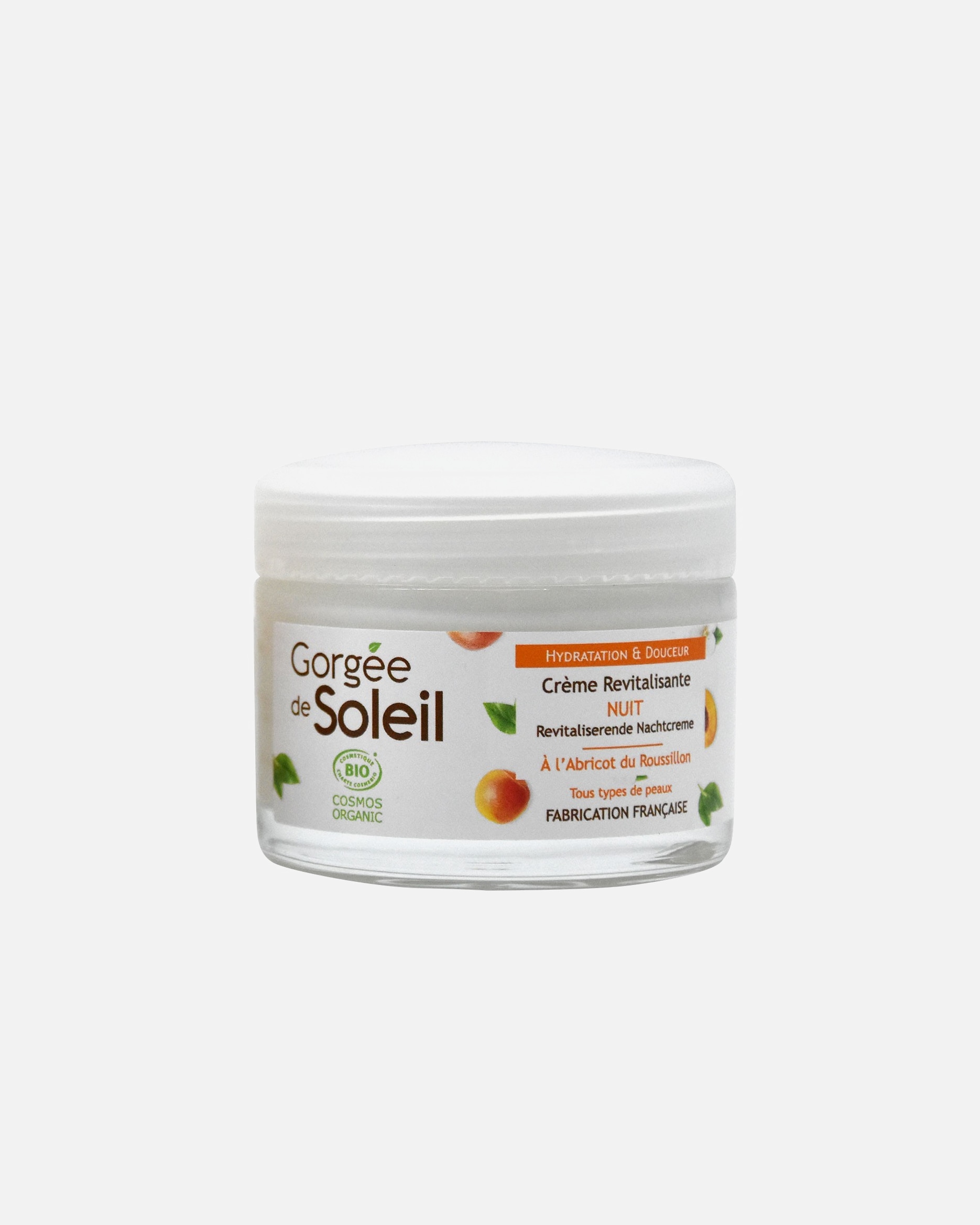 Gorgée de Soleil Crème de nuit revitalisante - Certifiée BIO COSMOS