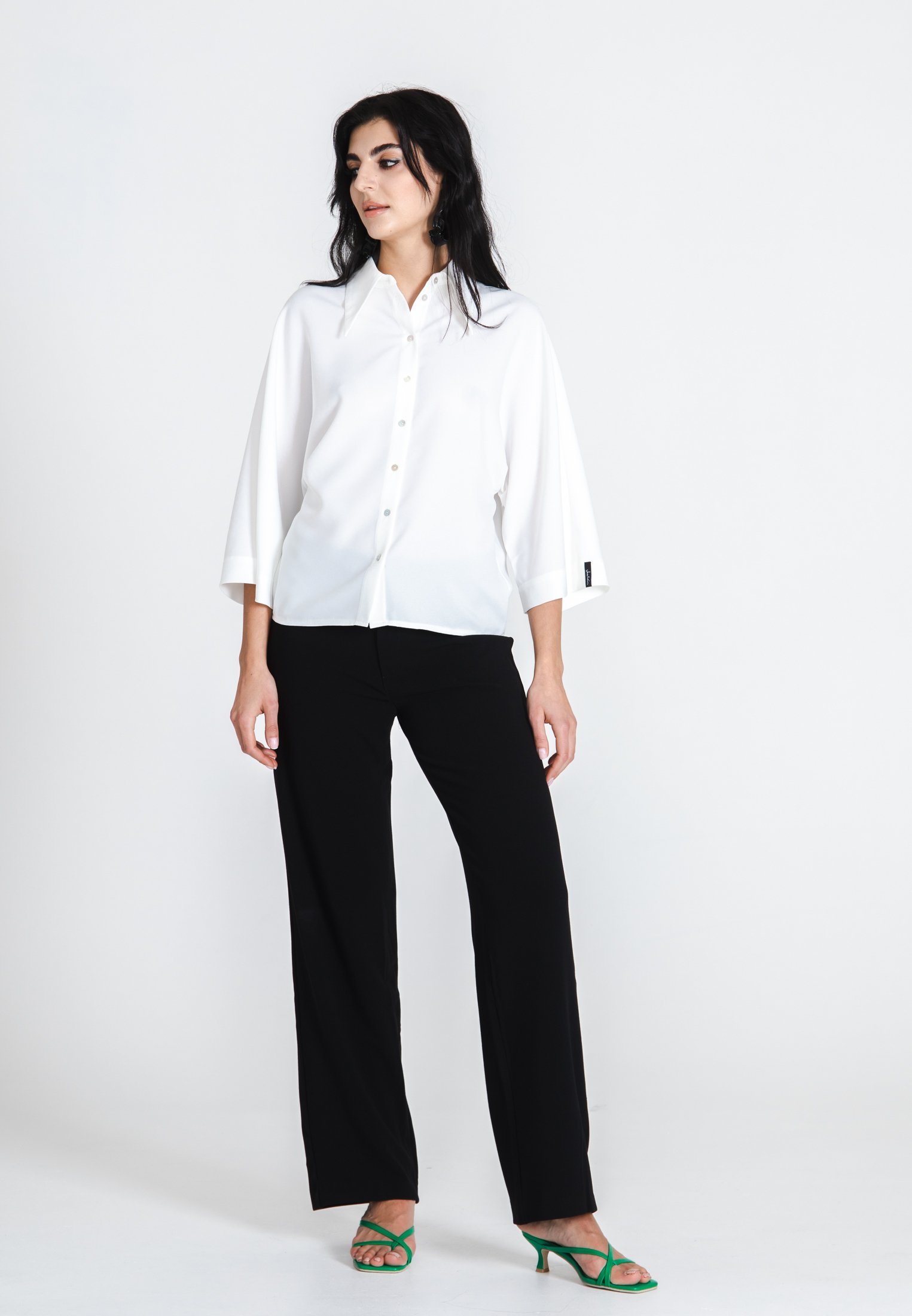 Jascha Stockholm Allanööbitav pluus - valkjas
