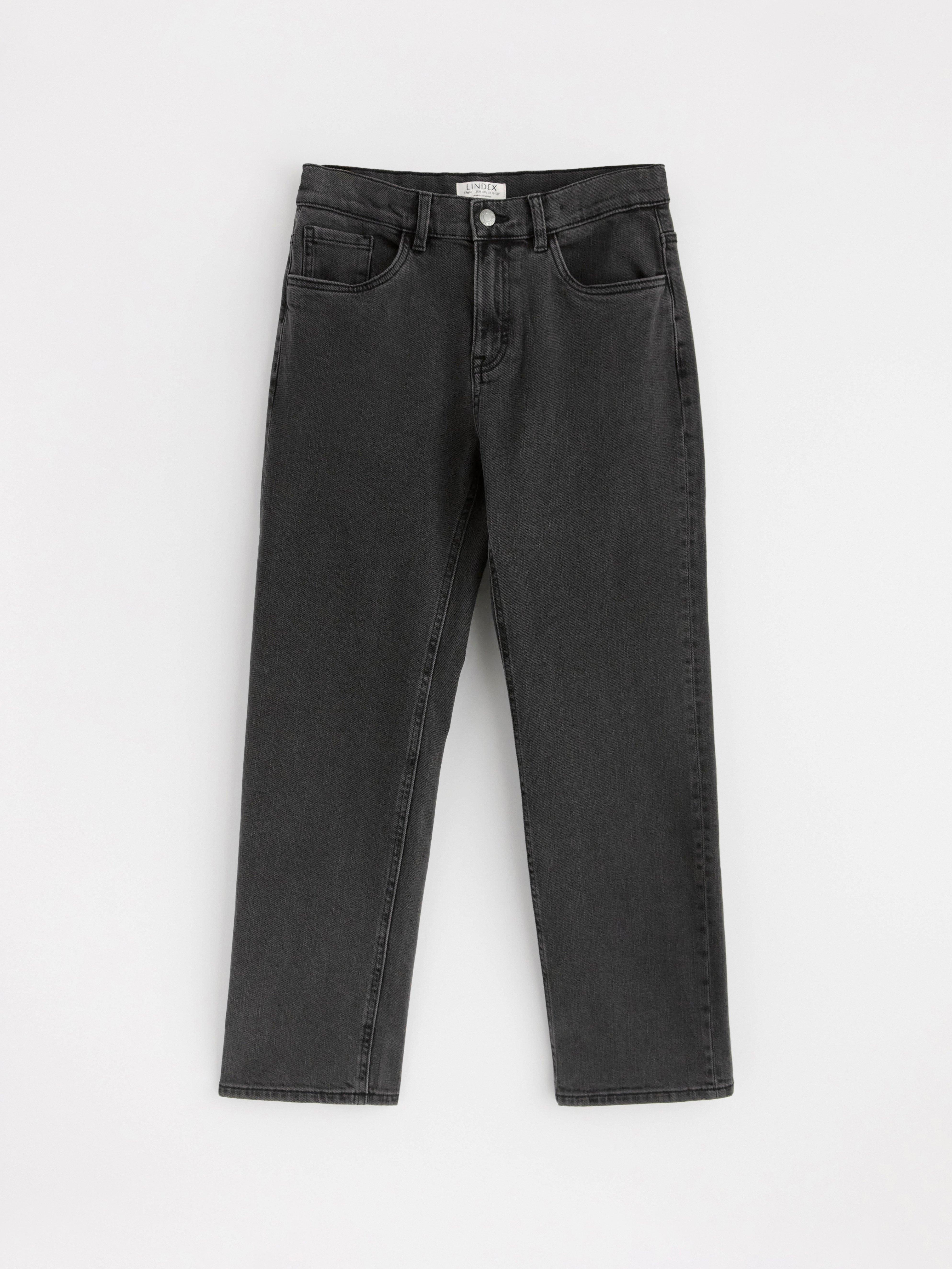 VILGOT Pernas largas e retas com cintura normal Preto