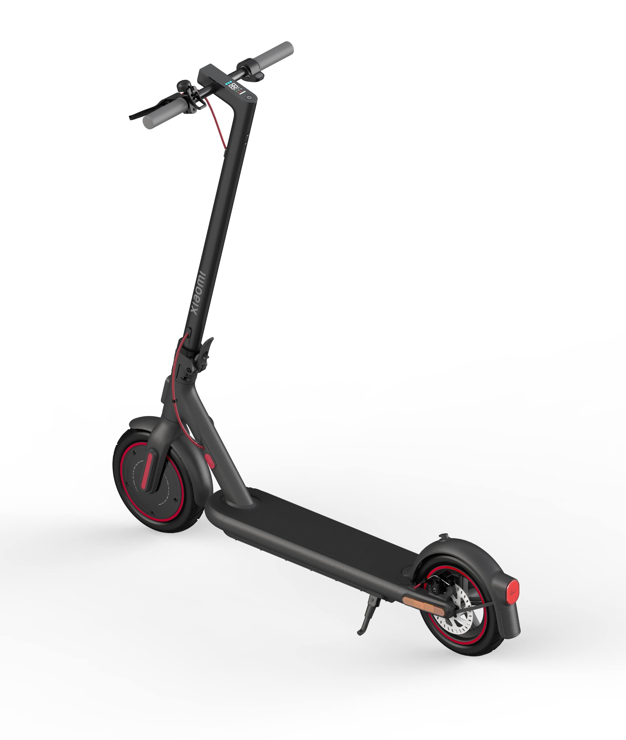 Patinete Elétrico Xiaomi 4 Pro - Patinete elétrico que atinge até 25 km/h e tem autonomia de 45 km, potência de 700 W, sobe ladeiras com inclinação de até 20%, tela LCD, alumínio, preto.