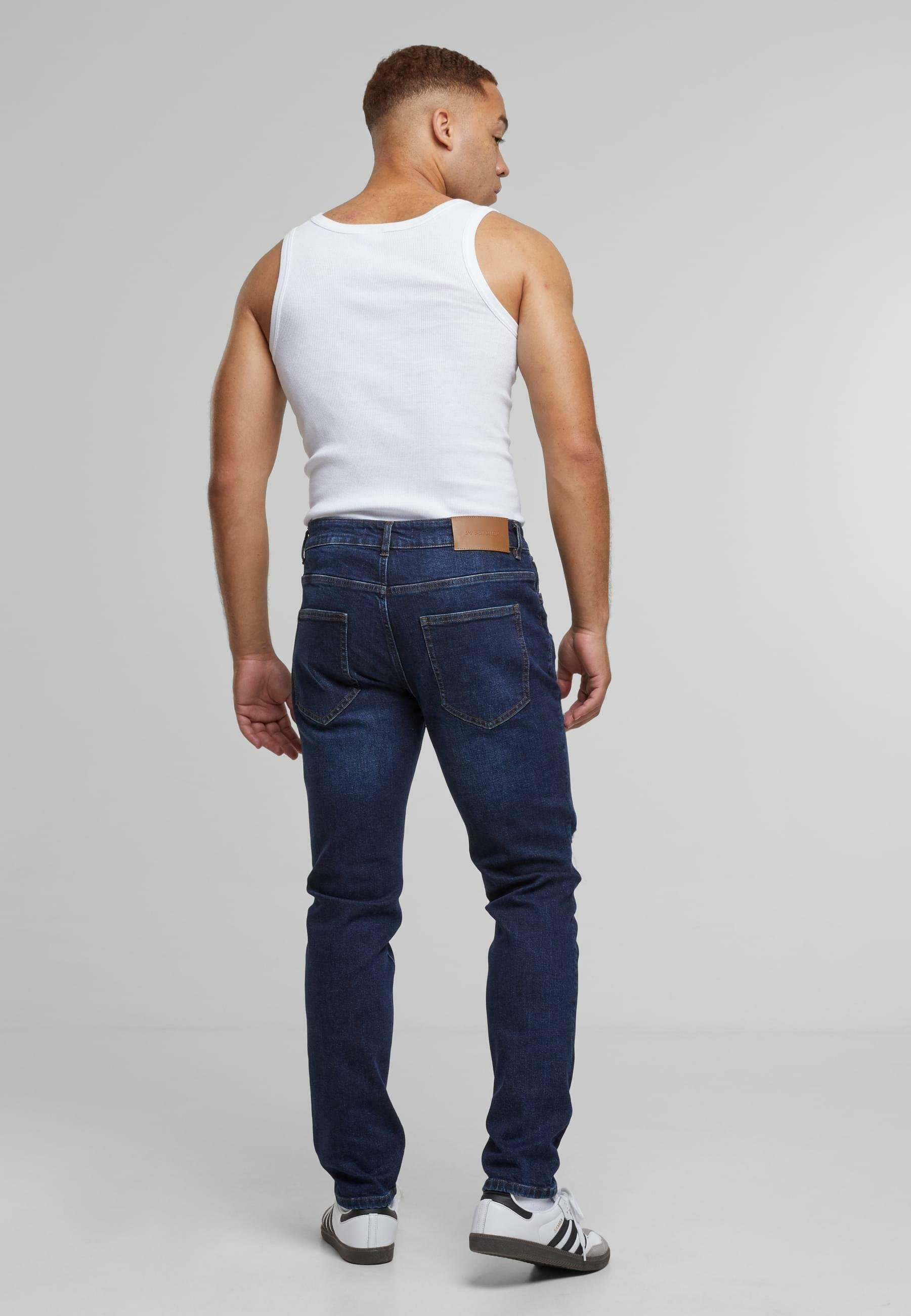 2Y Premium Slim fit jeans - middenblauw