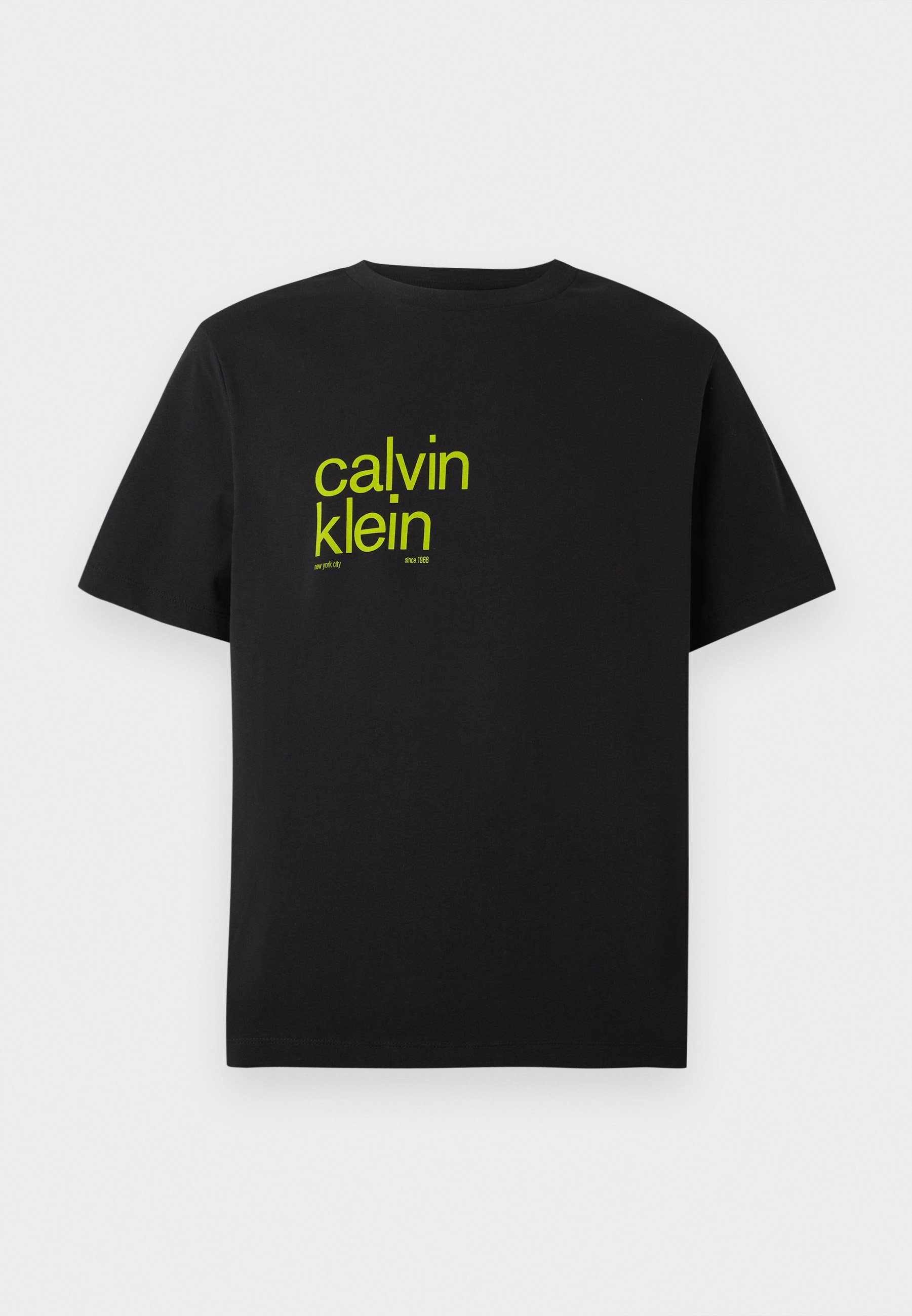 Calvin Klein Jeans apdrukāts T-krekls - melns