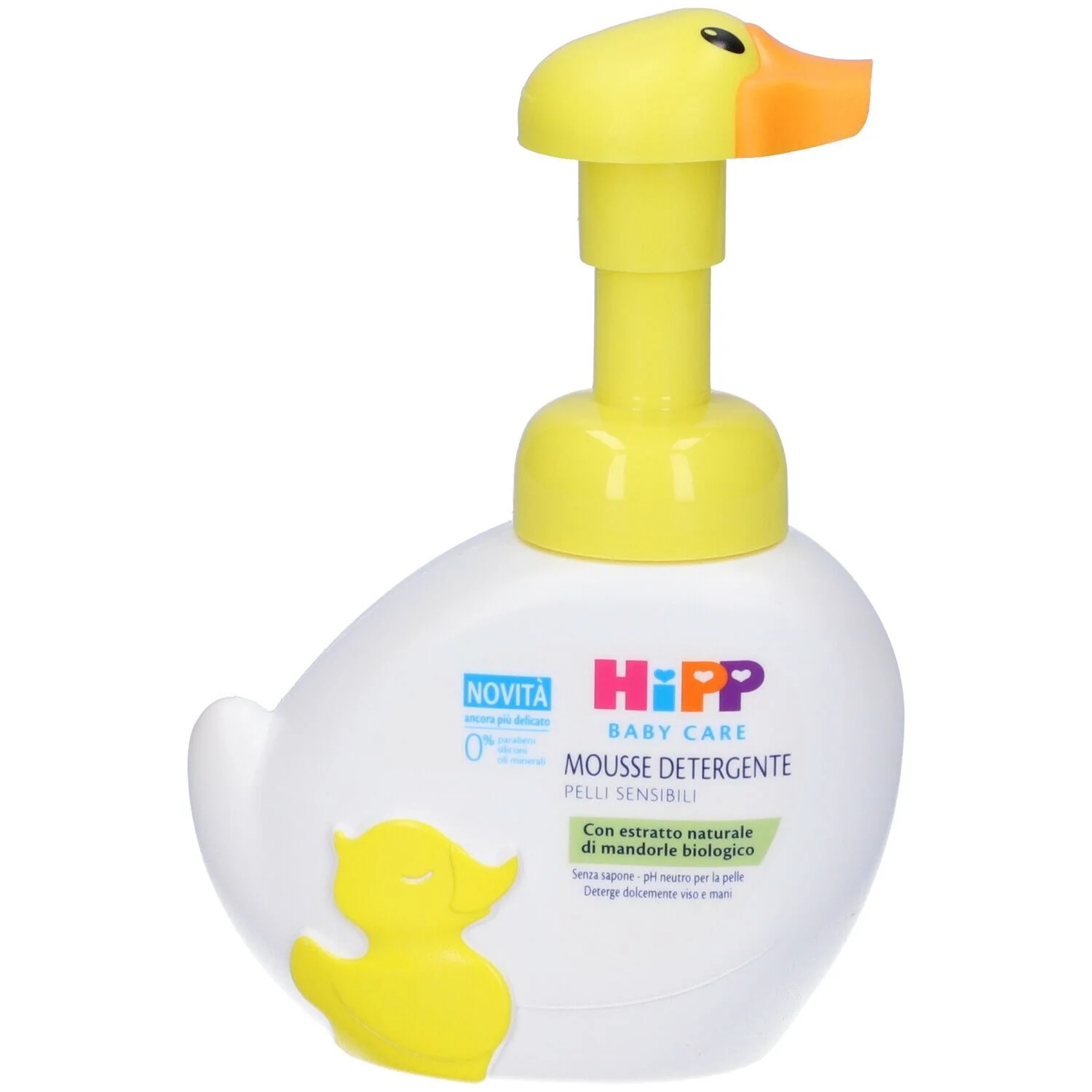 Mousse nettoyante HIPP aux canetons pour peaux sensibles