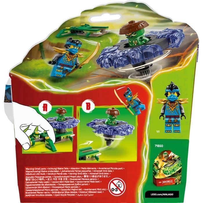 LEGO NINJAGO 71849 Nya contre la Toupie du Monstre Mutant - Jeu de Construction 6 ans