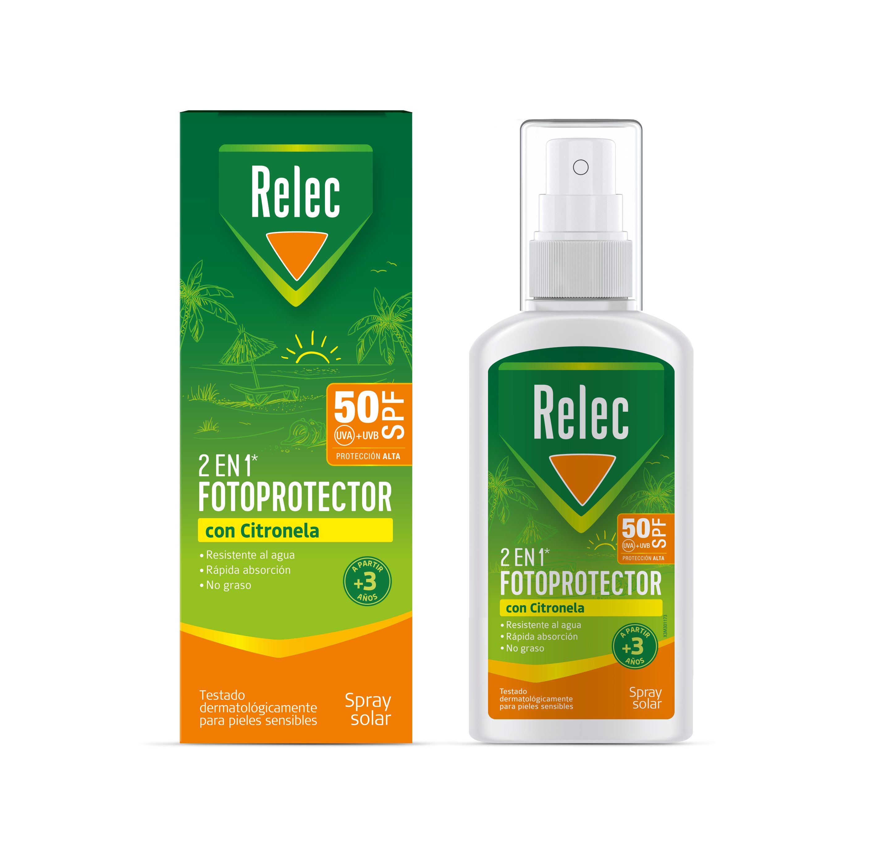 2-v-1* krema za sončenje s citronelo SPF50 repelentom in sredstvom proti komarjem