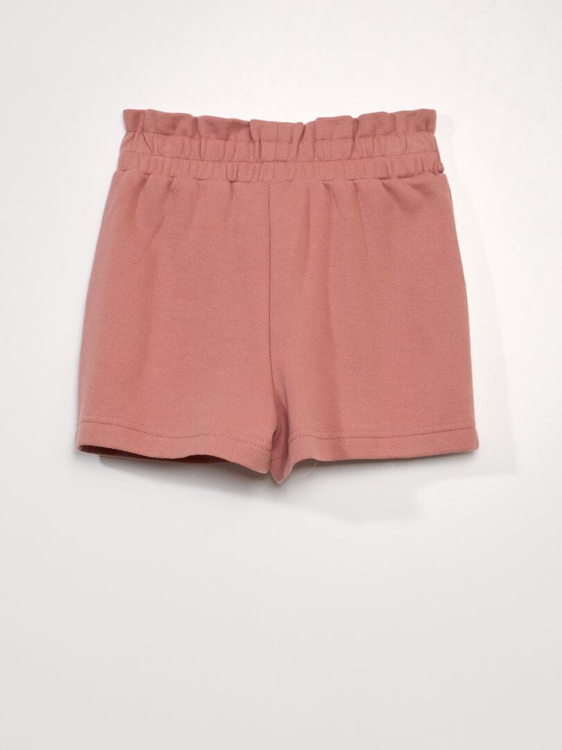 Fleece shorts - ROZE