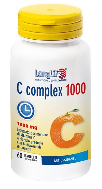 LONG LIFE Complexe C LongLife 1000 60 comprimés Complément vitaminique à libération prolongée