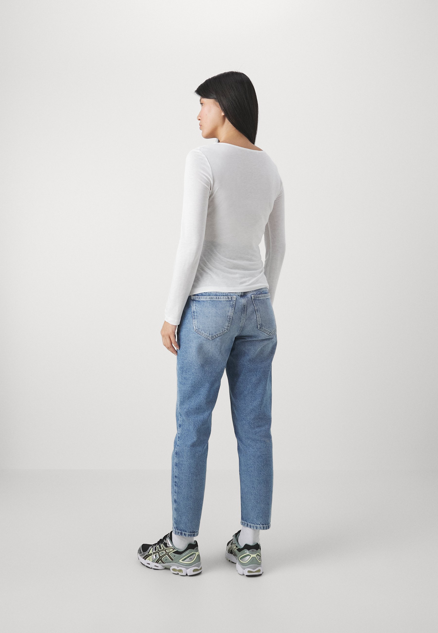 Anna Field MAMA Mom džinsai - mėlyni džinsai