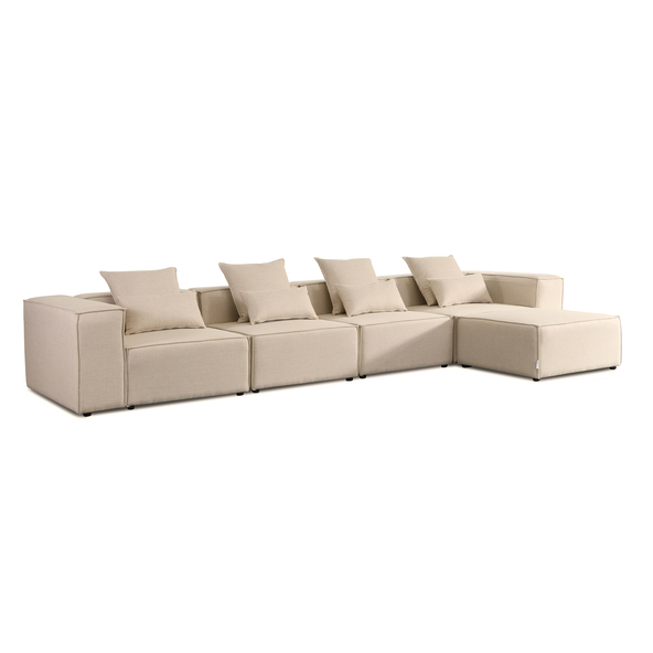 Canapea modulară VERONA, XL, bej