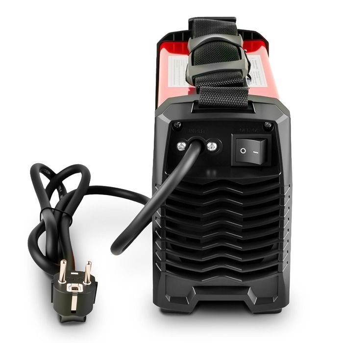 Soldadora inversora de CC – GREENCUT MMA200 – Potencia de 25 a 200 A – Tecnología IGBT – Electrodos de 2,5 a 3,2 mm (máx. 4,0) – Portátil