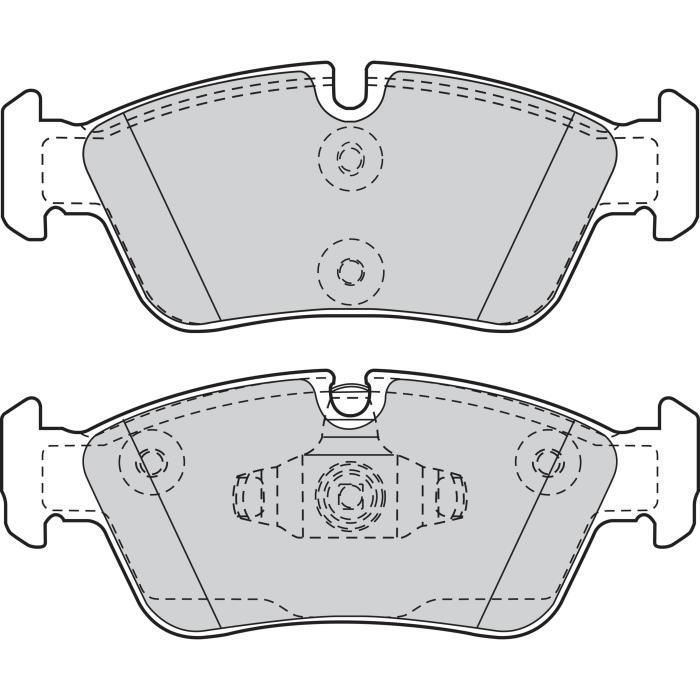 Pastiglie freno di prima qualità per BMW Serie 3 12.90> fr - VALEO - 302050