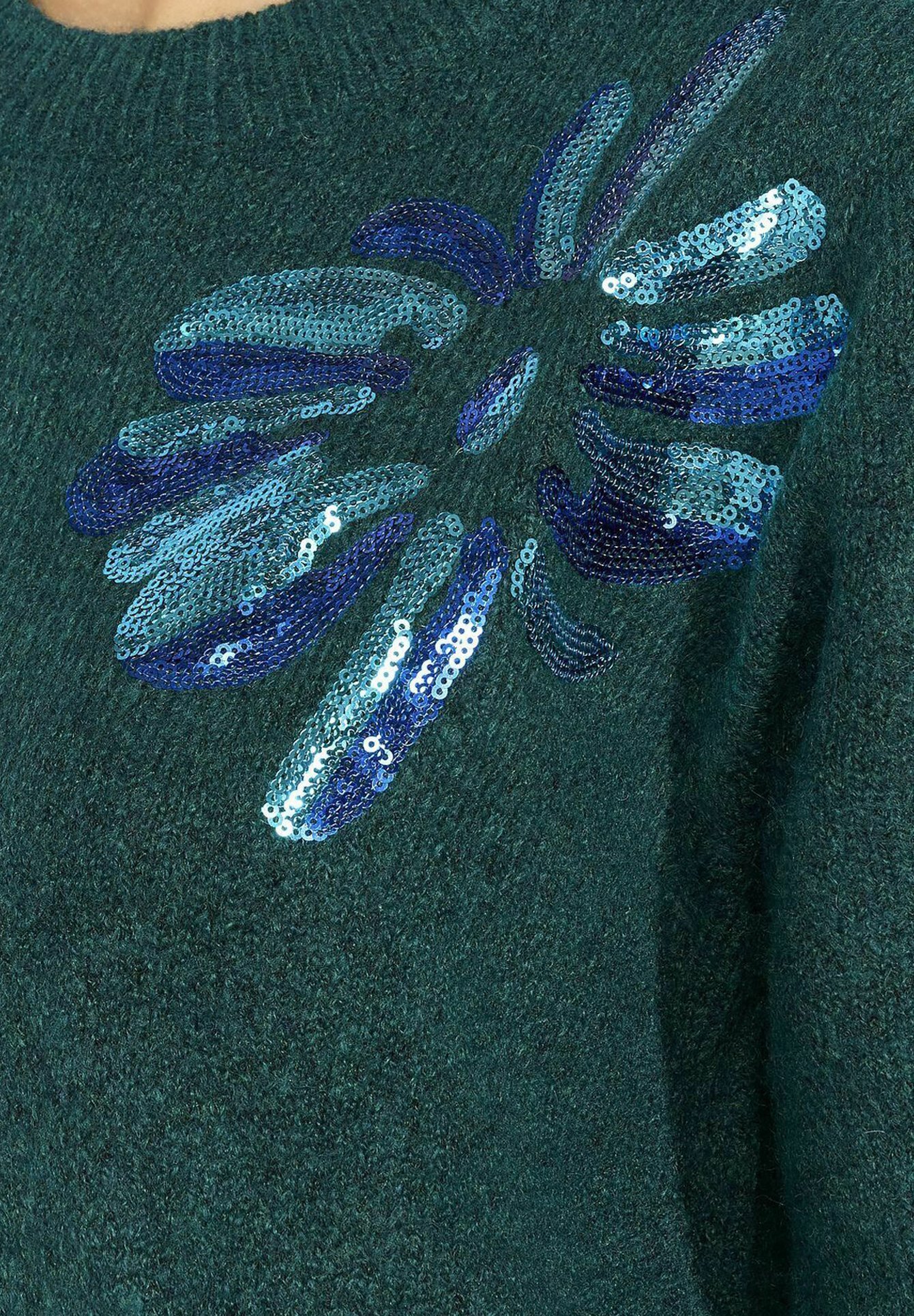 LolaLiza FLORAL - Truijurk - flesgroen