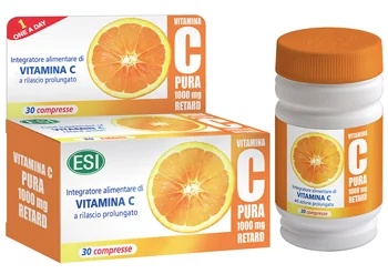 ESI Esi Pure Vitamine C Supplement ter ondersteuning van het immuunsysteem, 30 tabletten