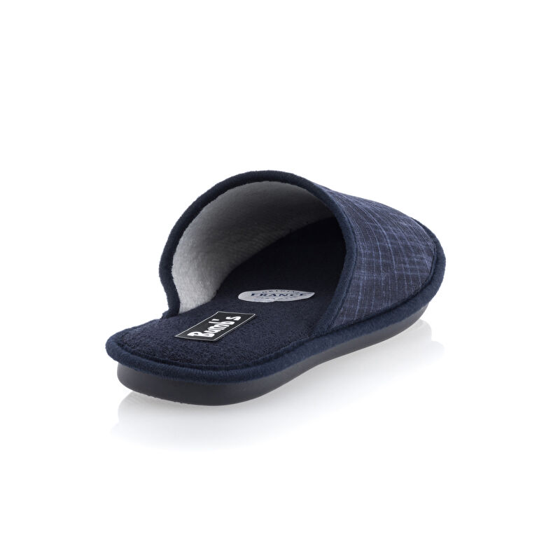 Blaue Herrenpantoffeln