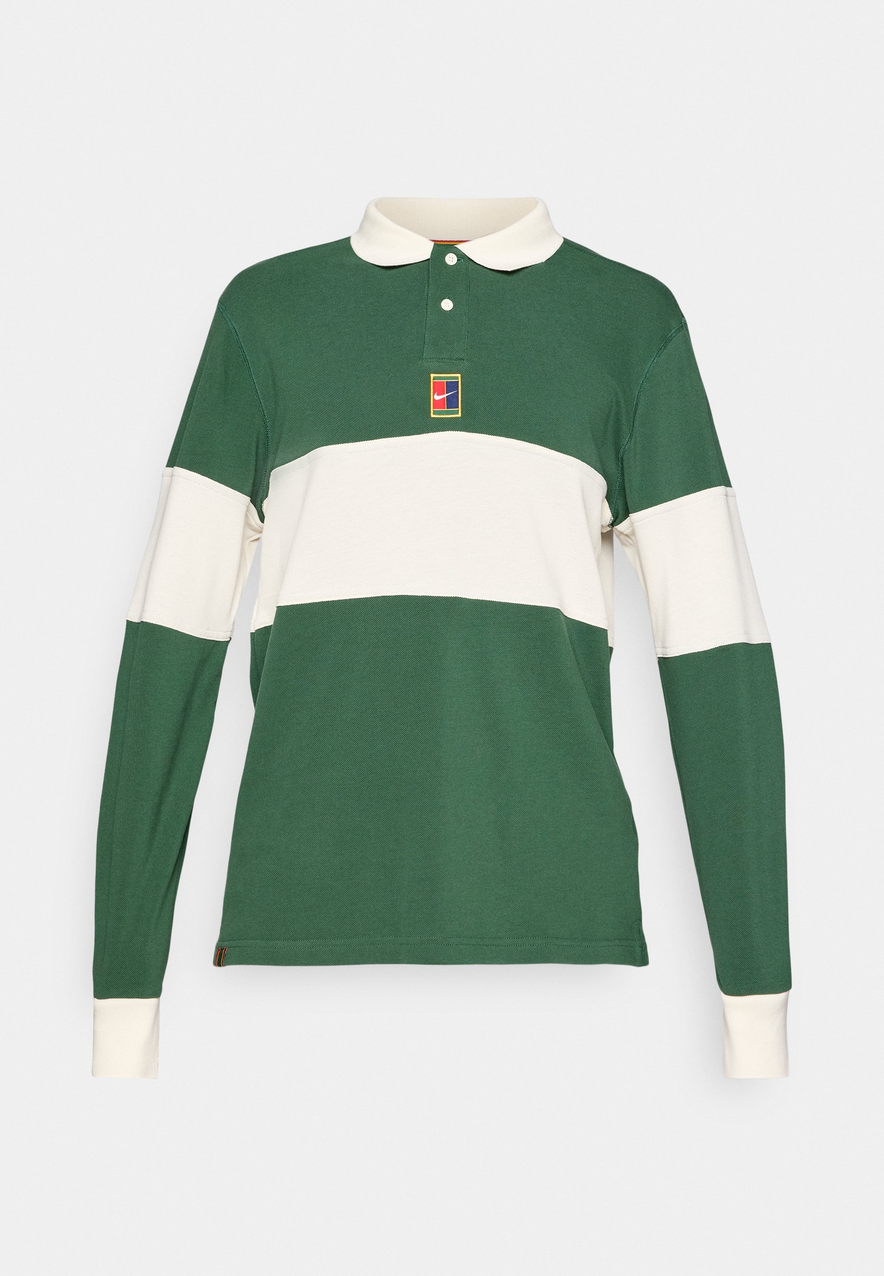 Nike Performance NIKECOURT HERITAGE - Polo - abete/avorio chiaro