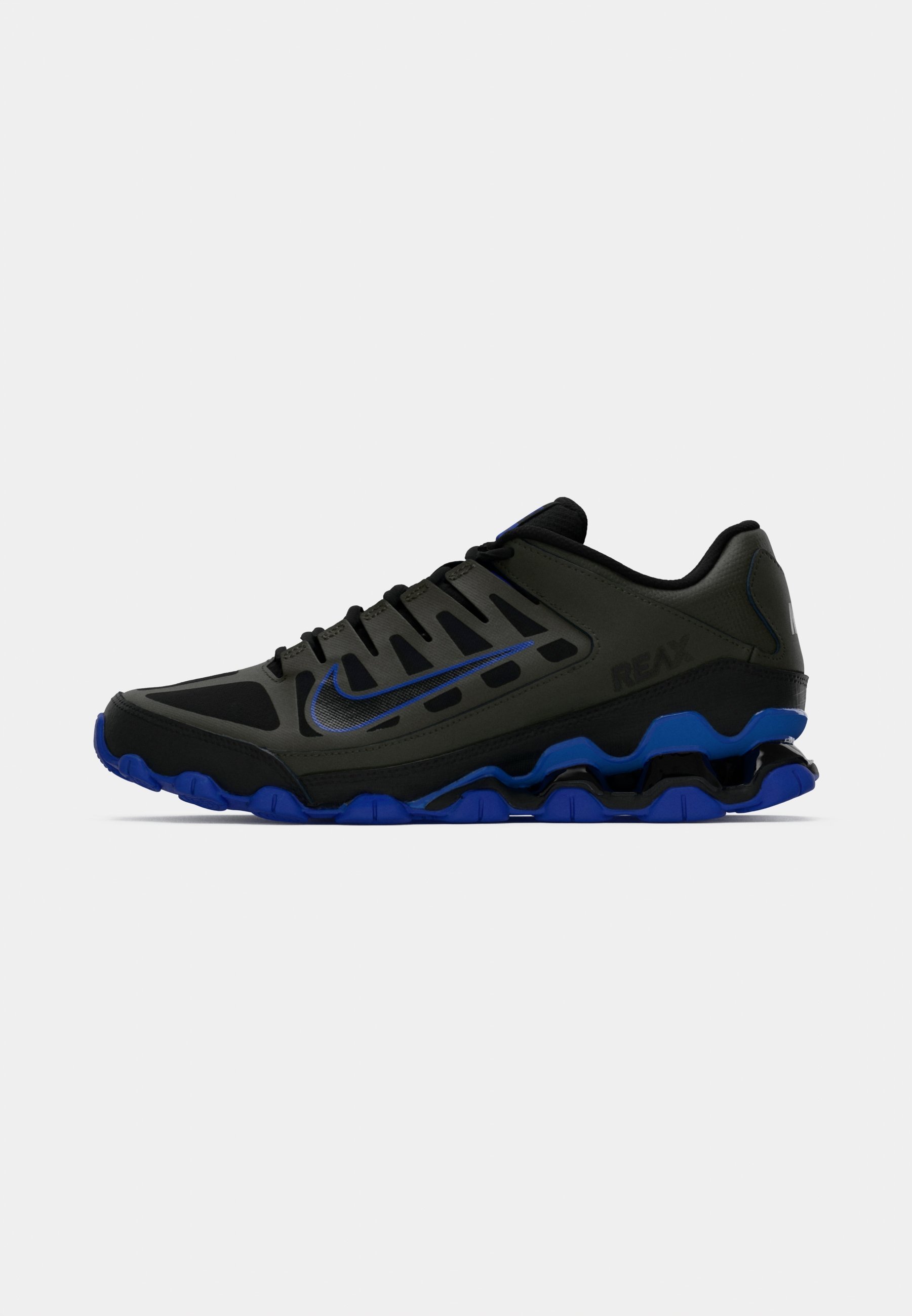 Nike Performance REAX 8 TR - Chaussure d'entraînement - imprimé journal/noir/bleu course