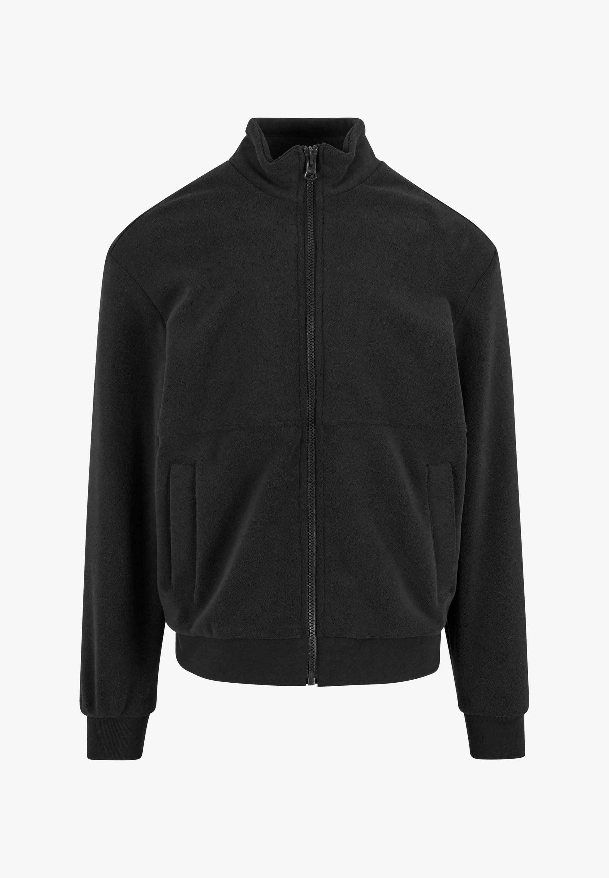 Urban Classics fleecejakke - svart