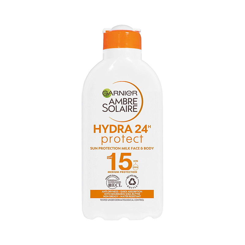 Garnier Ambre Solaire Lait Protecteur Solaire, SPF15 200 ml