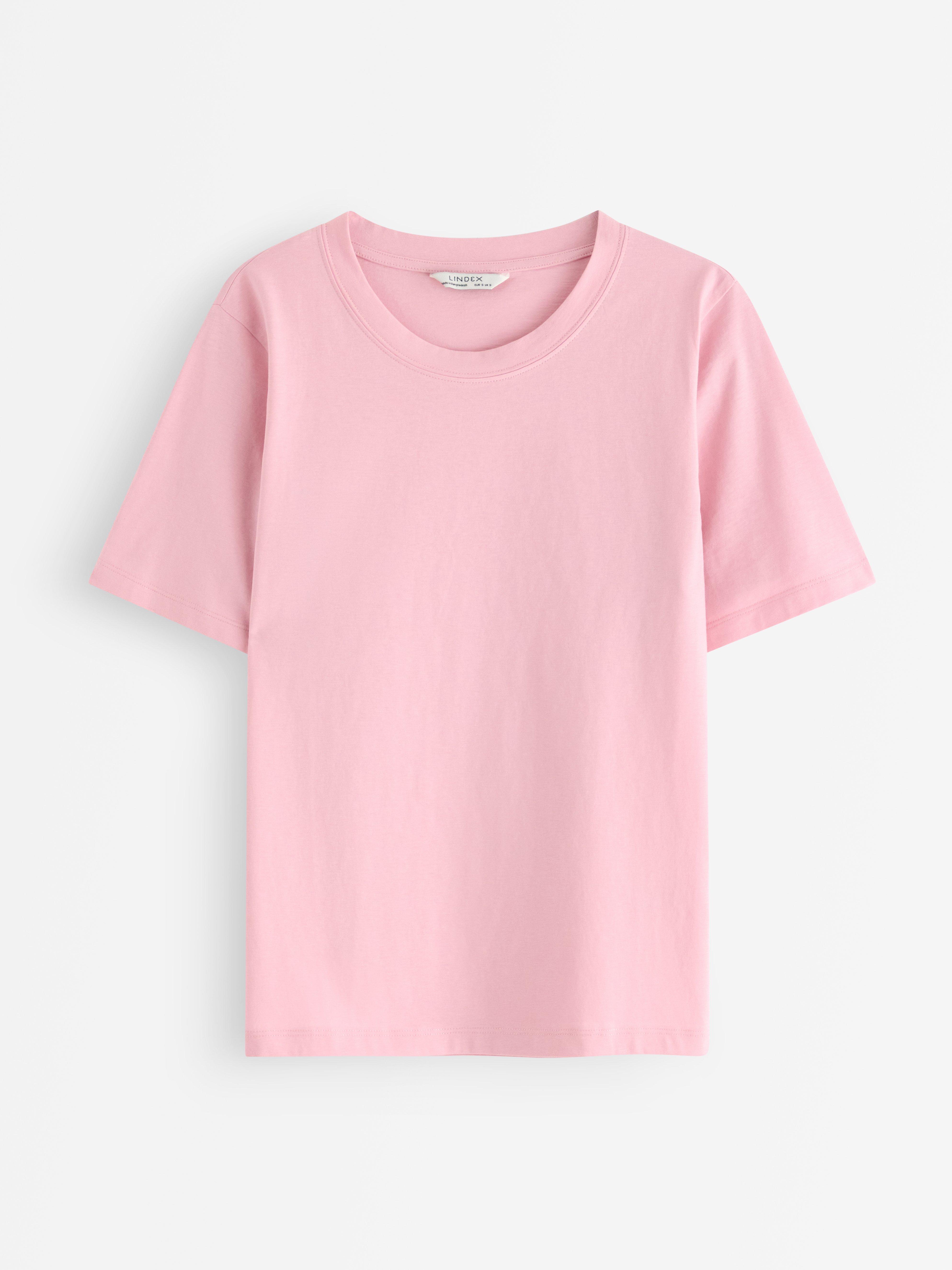 T-skjorte lys støvet rosa